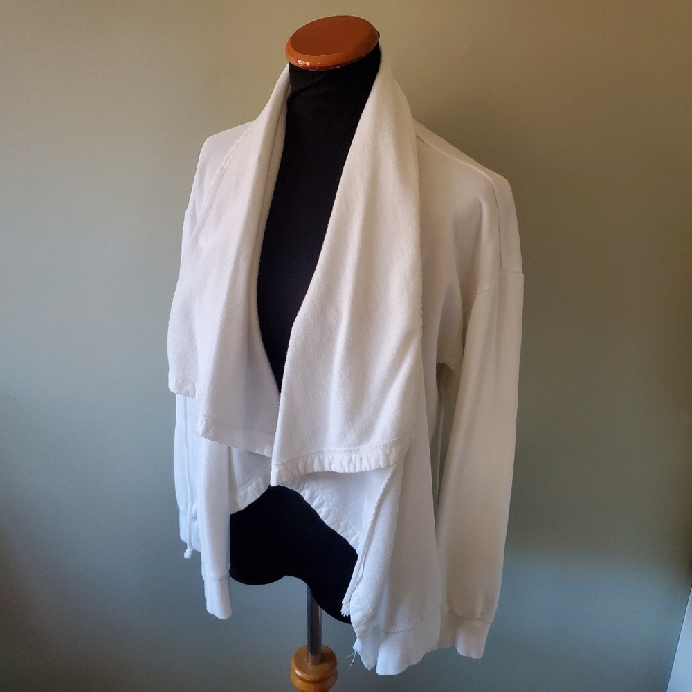 Young Fabulous & Broke M Elevated Loungewear Athleisure Shawl Open Cardigan - Picture 3 of 13